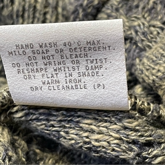 VTG Naturals By COOGI Australia Earth Tone 3D Knit Sweater Linen Cotton Cardigan - Picture 10 of 13